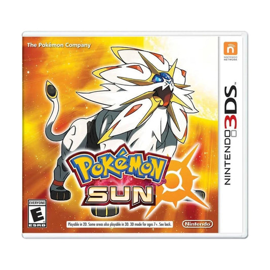 Representative pre-owned Pokemon Sun (Nintendo 3DS), white product reference.