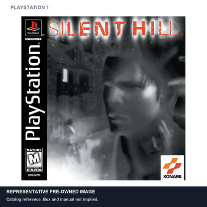 Representative pre-owned Silent Hill (PlayStation 1), white product reference.