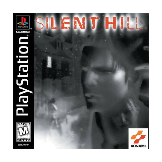 Representative pre-owned Silent Hill (PlayStation 1), white product reference.