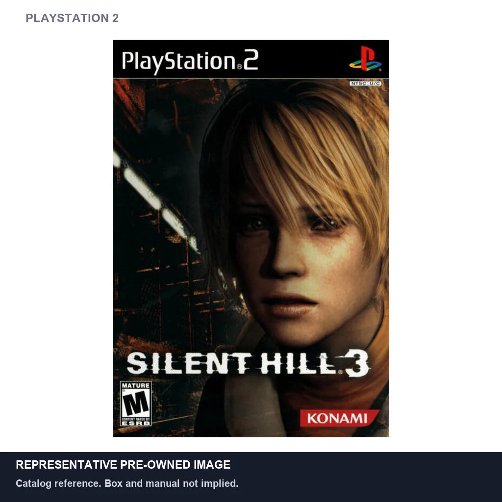 Representative pre-owned Silent Hill 3 (PlayStation 2), white product reference.