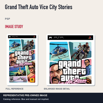 Representative pre-owned Grand Theft Auto Vice City Stories (PSP), full image and detail.