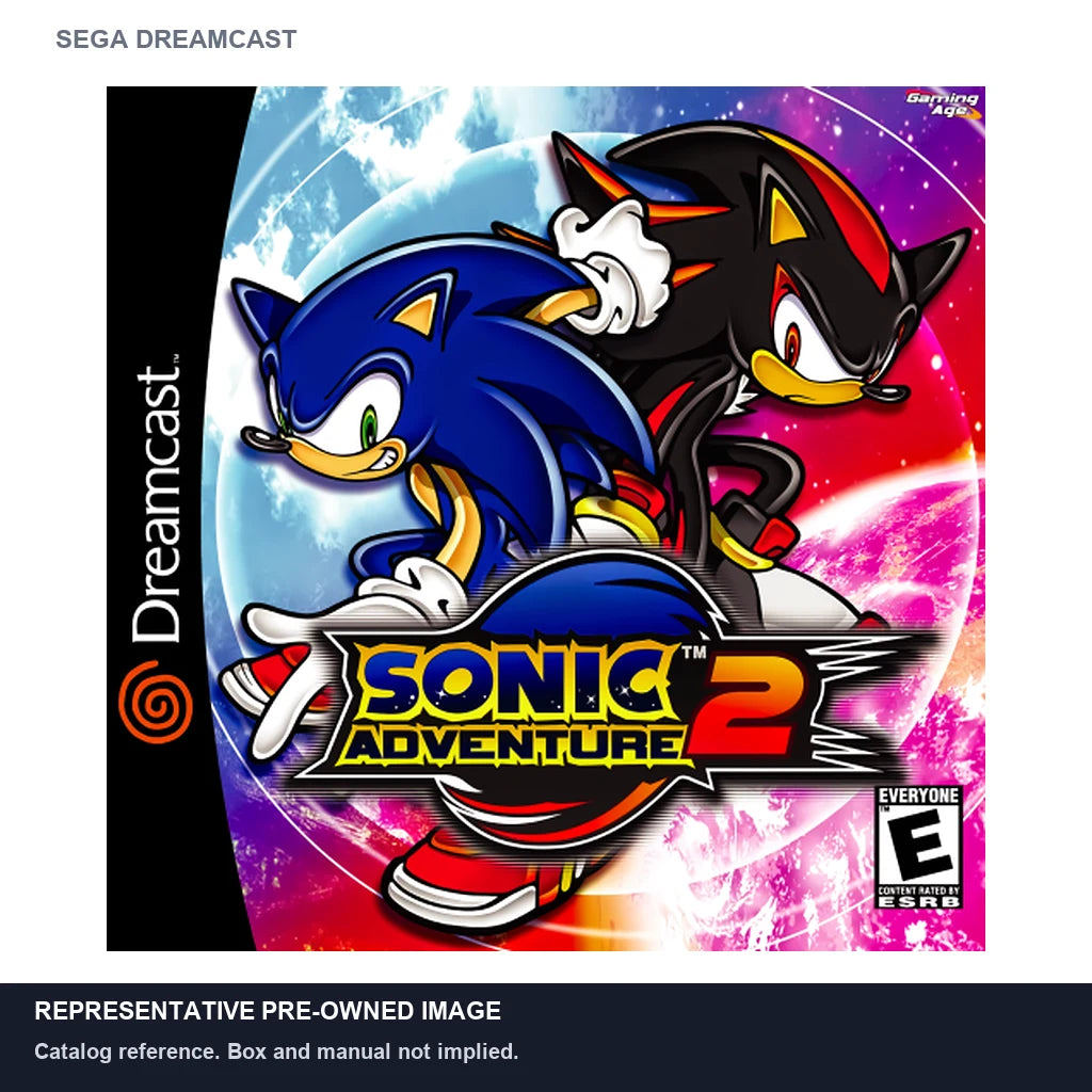 Representative pre-owned Sonic Adventure 2 (Sega Dreamcast), white product reference.