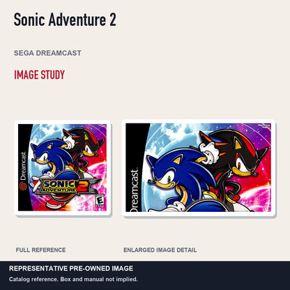 Representative pre-owned Sonic Adventure 2 (Sega Dreamcast), full image and detail.
