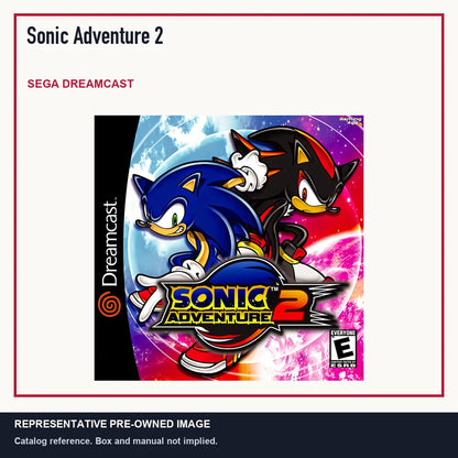 Representative pre-owned Sonic Adventure 2 (Sega Dreamcast), minimal product layout.