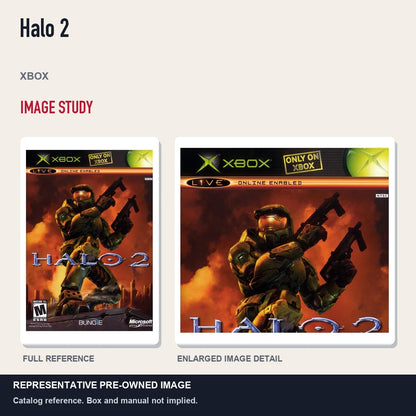 Representative pre-owned Halo 2 (Xbox), full image and detail.