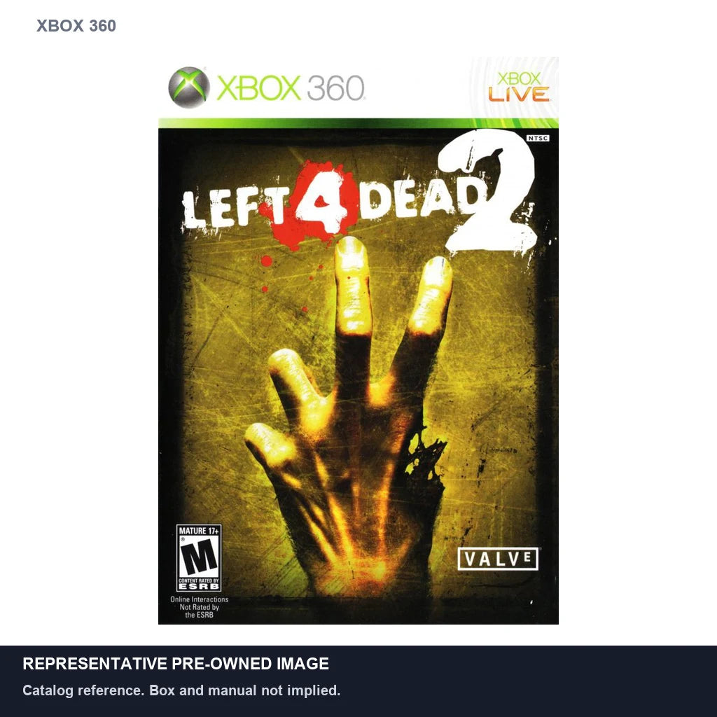Representative pre-owned Left 4 Dead 2 (Xbox 360), white product reference.