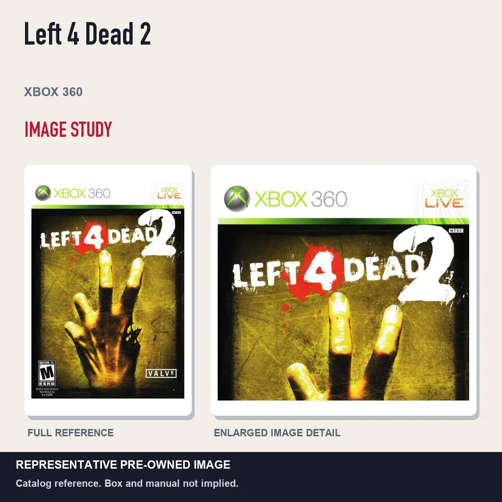 Representative pre-owned Left 4 Dead 2 (Xbox 360), full image and detail.