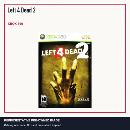 Representative pre-owned Left 4 Dead 2 (Xbox 360), minimal product layout.