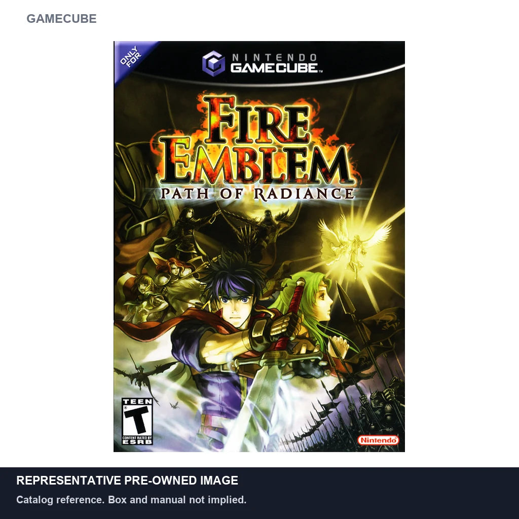 Representative pre-owned Fire Emblem Path of Radiance (GameCube), white product reference.