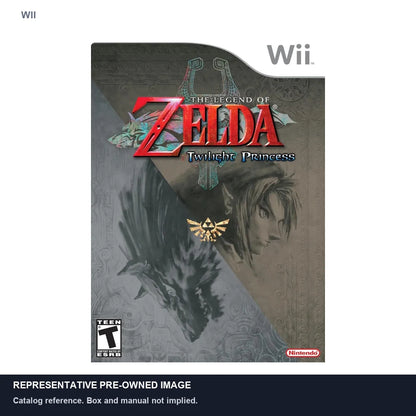 Representative pre-owned Zelda Twilight Princess (Wii), white product reference.