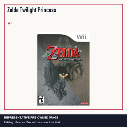 Representative pre-owned Zelda Twilight Princess (Wii), minimal product layout.