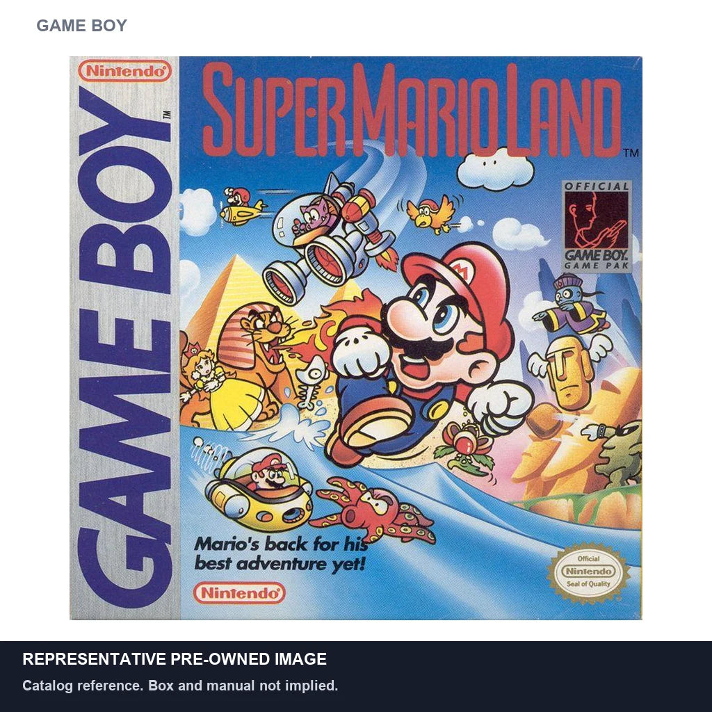 Representative pre-owned Super Mario Land (Game Boy), white product reference.