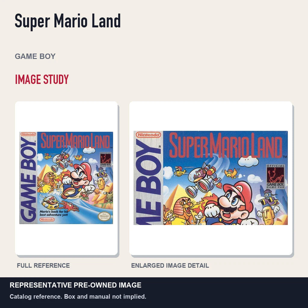 Representative pre-owned Super Mario Land (Game Boy), full image and detail.