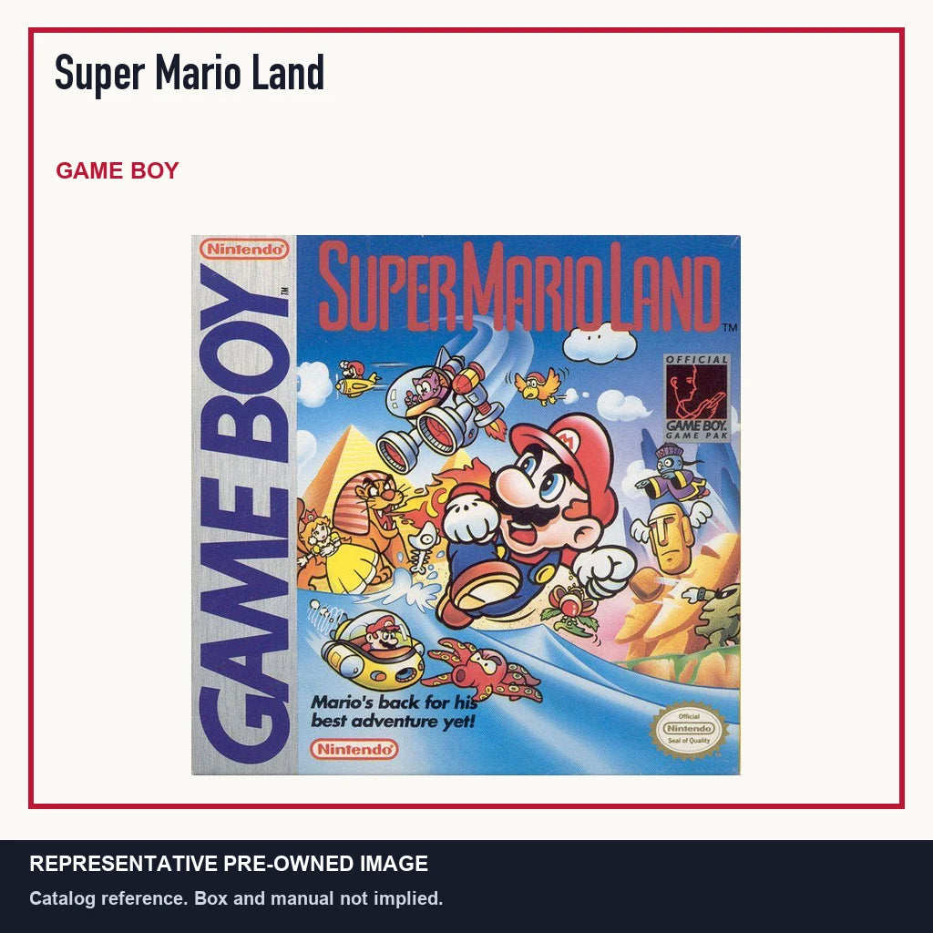 Representative pre-owned Super Mario Land (Game Boy), minimal product layout.
