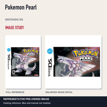 Representative pre-owned Pokemon Pearl (Nintendo DS), full image and detail.