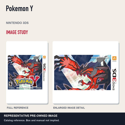 Representative pre-owned Pokemon Y (Nintendo 3DS), full image and detail.