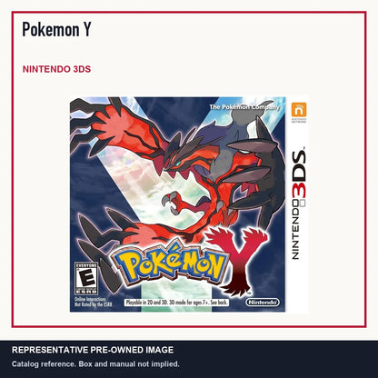 Representative pre-owned Pokemon Y (Nintendo 3DS), minimal product layout.