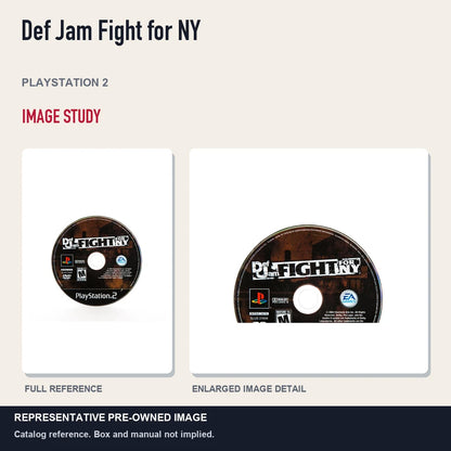 Representative pre-owned Def Jam Fight for NY (PlayStation 2), full image and detail.