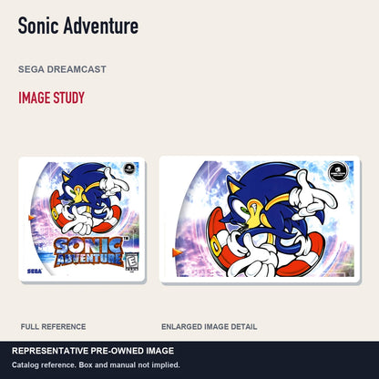 Representative pre-owned Sonic Adventure (Sega Dreamcast), full image and detail.