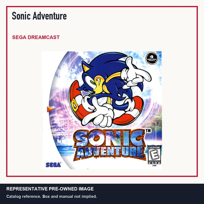 Representative pre-owned Sonic Adventure (Sega Dreamcast), minimal product layout.