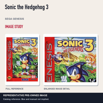 Representative pre-owned Sonic the Hedgehog 3 (Sega Genesis), full image and detail.