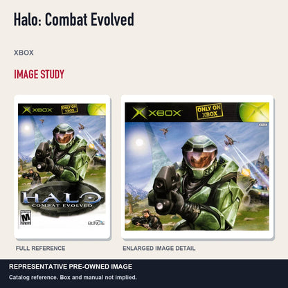 Representative pre-owned Halo: Combat Evolved (Xbox), full image and detail.