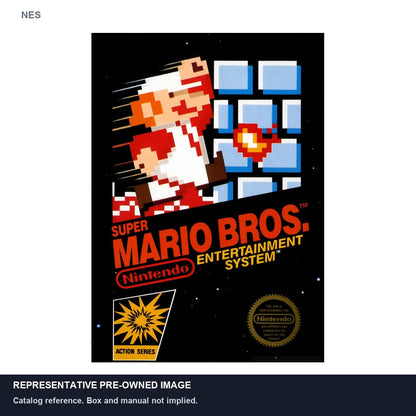 Representative pre-owned Super Mario Bros (NES), white product reference.