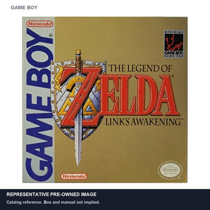 Representative pre-owned Zelda Link's Awakening (Game Boy), white product reference.