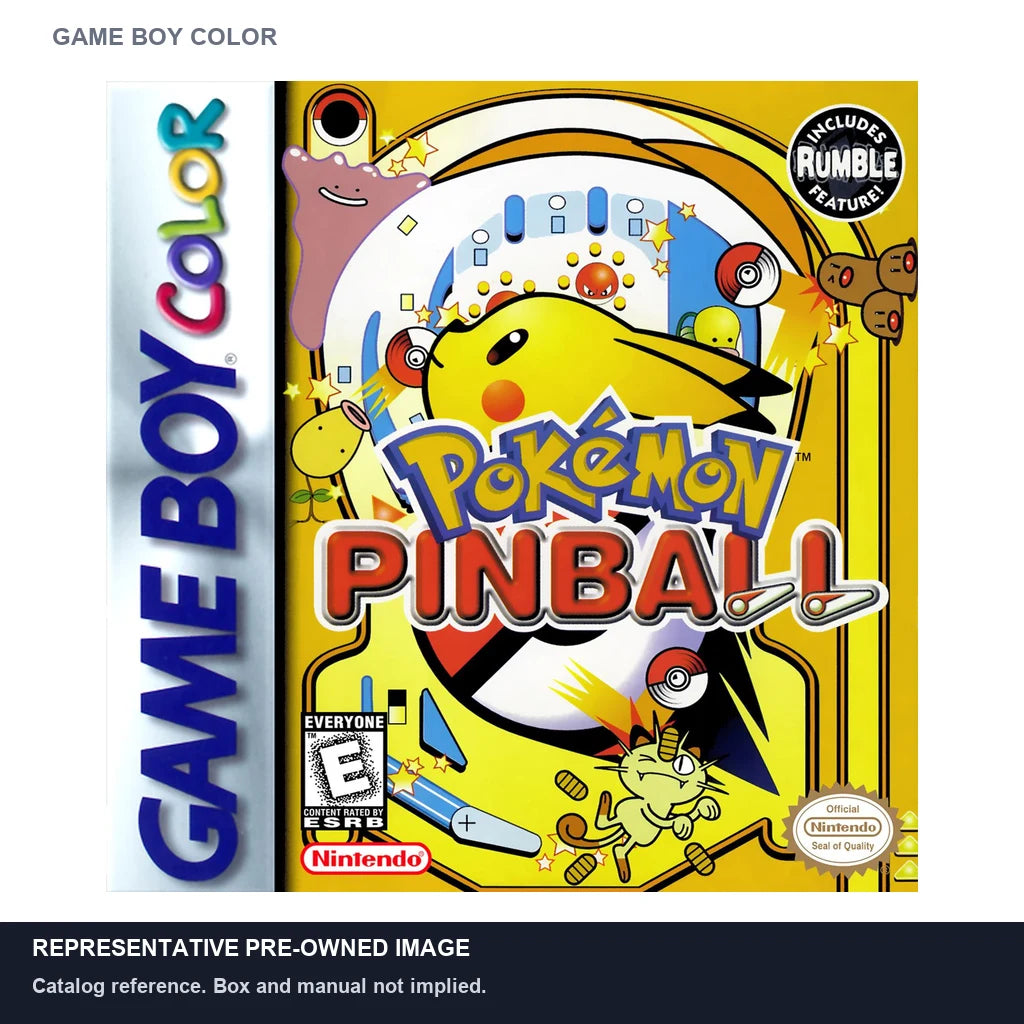 Representative pre-owned Pokemon Pinball (Game Boy Color), white product reference.