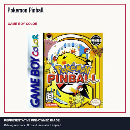 Representative pre-owned Pokemon Pinball (Game Boy Color), minimal product layout.