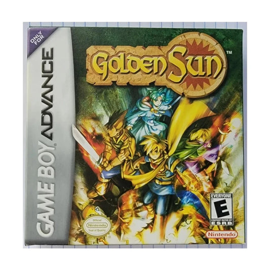Representative pre-owned Golden Sun (Game Boy Advance), white product reference.