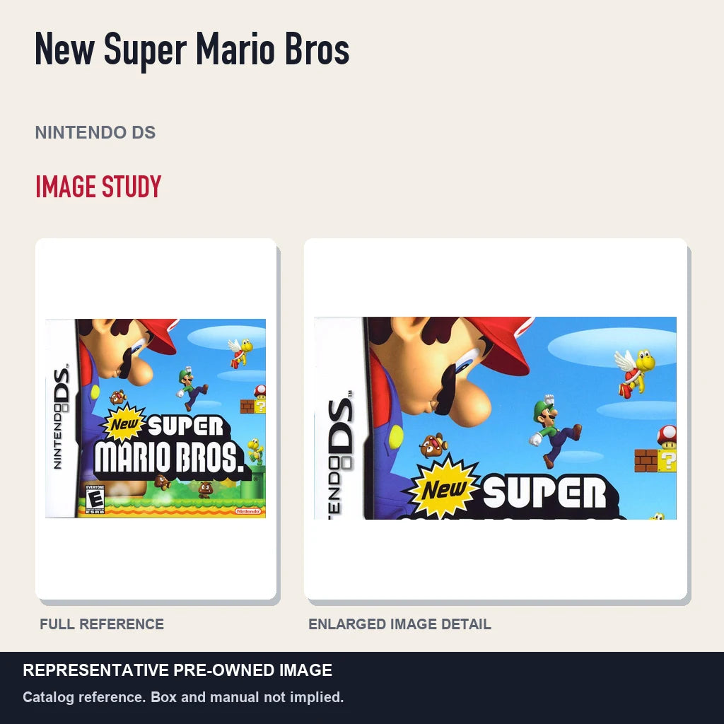 Representative pre-owned New Super Mario Bros (Nintendo DS), full image and detail.
