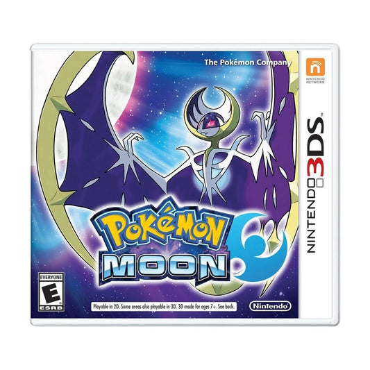Representative pre-owned Pokemon Moon (Nintendo 3DS), white product reference.