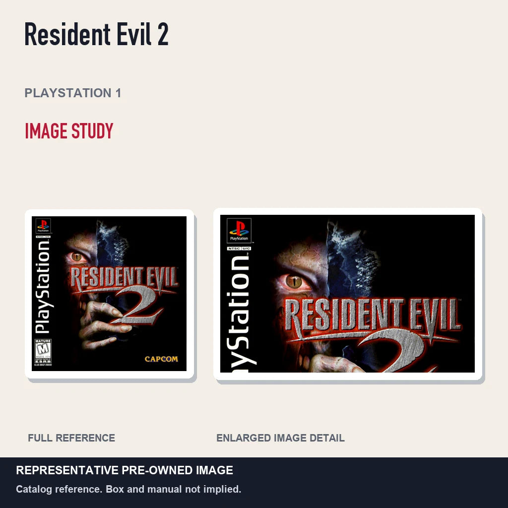 Representative pre-owned Resident Evil 2 (PlayStation 1), full image and detail.
