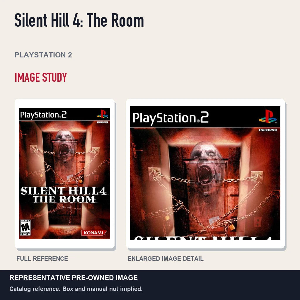 Representative pre-owned Silent Hill 4: The Room (PlayStation 2), full image and detail.