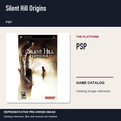 Representative pre-owned Silent Hill Origins (PSP), platform product layout.