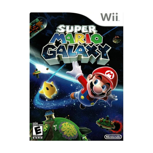 Representative pre-owned Super Mario Galaxy (Wii), white product reference.