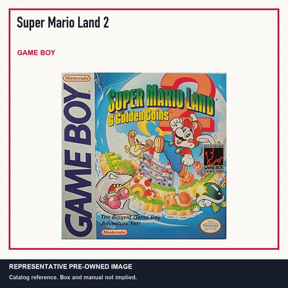 Representative pre-owned Super Mario Land 2 (Game Boy), minimal product layout.