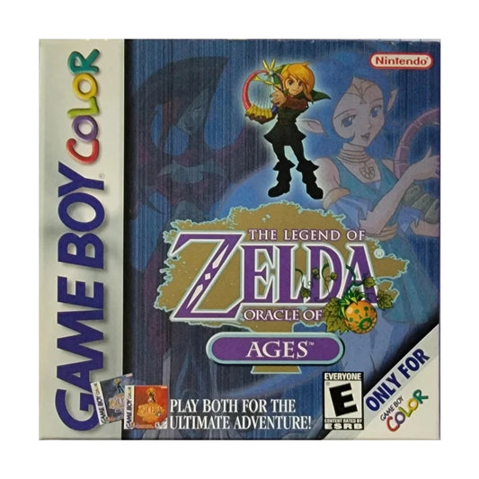 Representative pre-owned Zelda Oracle of Ages (Game Boy Color), white product reference.