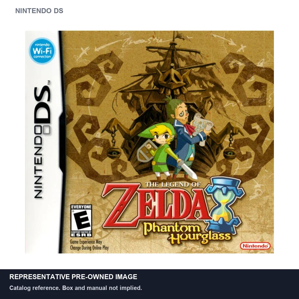 Representative pre-owned Zelda Phantom Hourglass (Nintendo DS), white product reference.