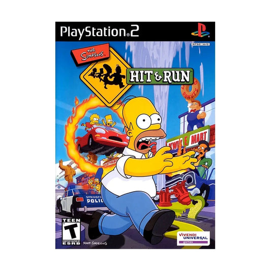 Representative pre-owned The Simpsons Hit and Run (PlayStation 2), white product reference.