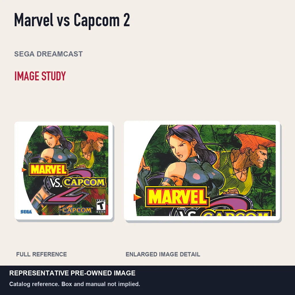 Representative pre-owned Marvel vs Capcom 2 (Sega Dreamcast), full image and detail.