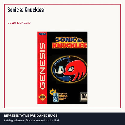 Representative pre-owned Sonic & Knuckles (Sega Genesis), minimal product layout.