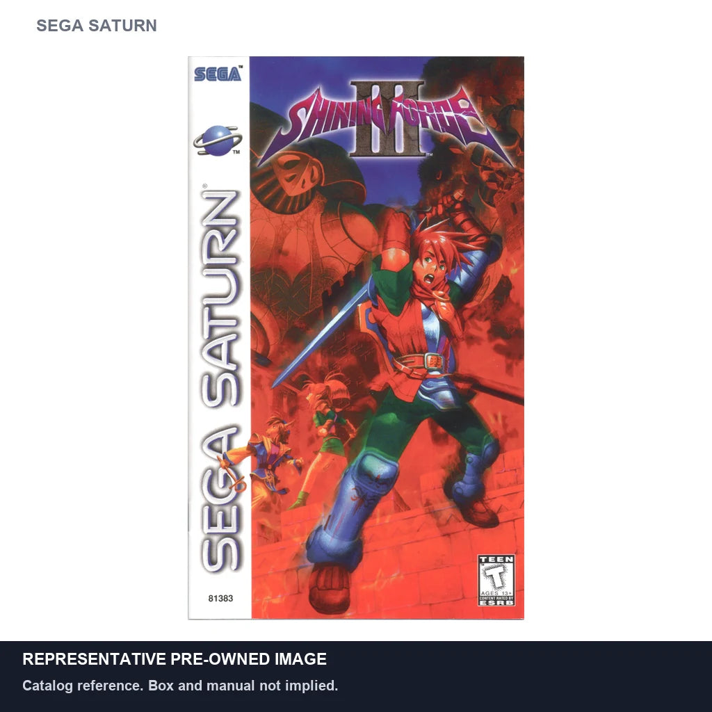Representative pre-owned Shining Force III (Sega Saturn), white product reference.