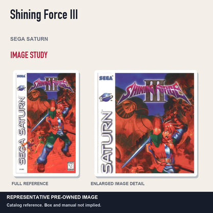 Representative pre-owned Shining Force III (Sega Saturn), full image and detail.