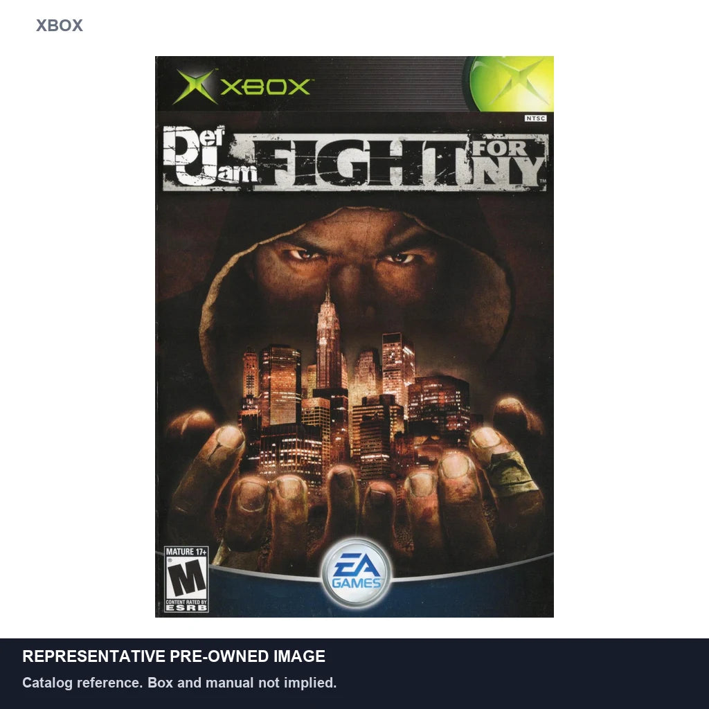 Representative pre-owned Def Jam Fight for NY (Xbox), white product reference.