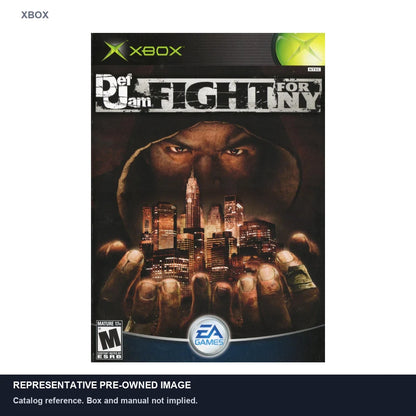 Representative pre-owned Def Jam Fight for NY (Xbox), white product reference.