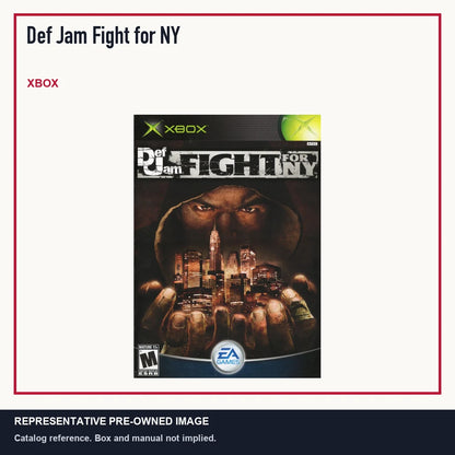 Representative pre-owned Def Jam Fight for NY (Xbox), minimal product layout.