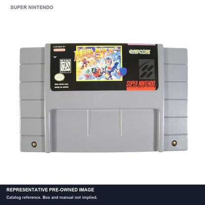 Representative pre-owned Mega Man X3 (Super Nintendo), white product reference.