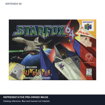 Representative pre-owned Star Fox 64 (Nintendo 64), white product reference.